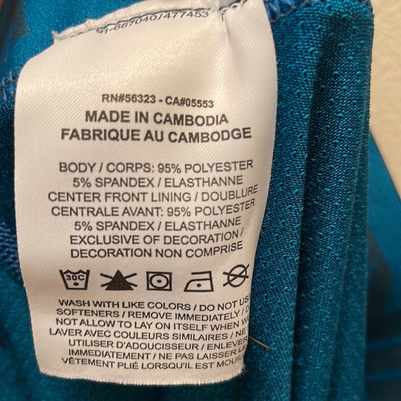 NWT Nike Pro Dri Fit Leggings Teal Color Mens XL for all Sports - Picture 5 of 7